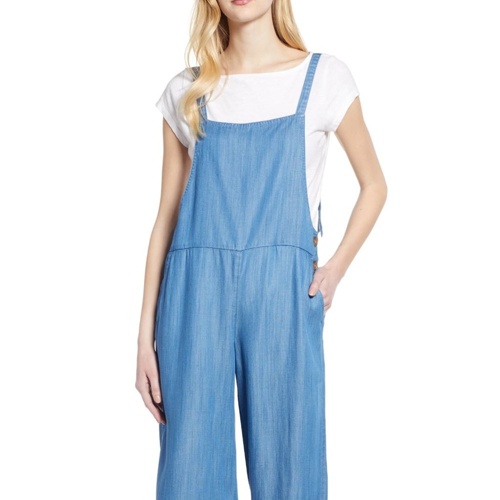 Lou & Grey Chambray Overalls